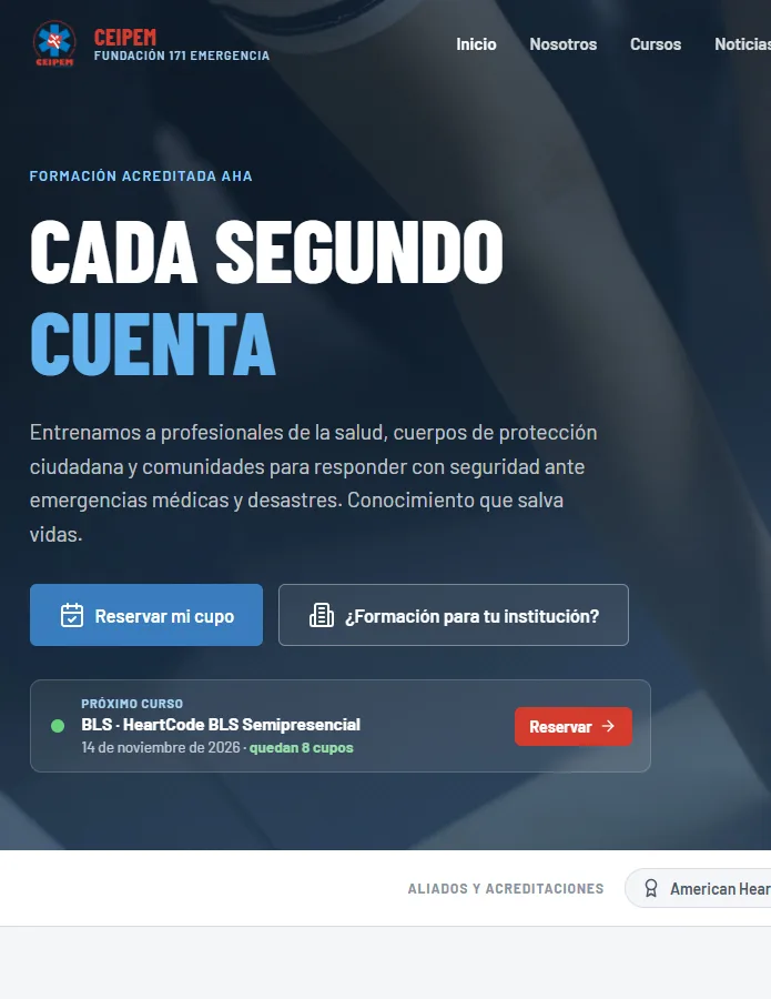 Ceipem – Cursos  y reservas